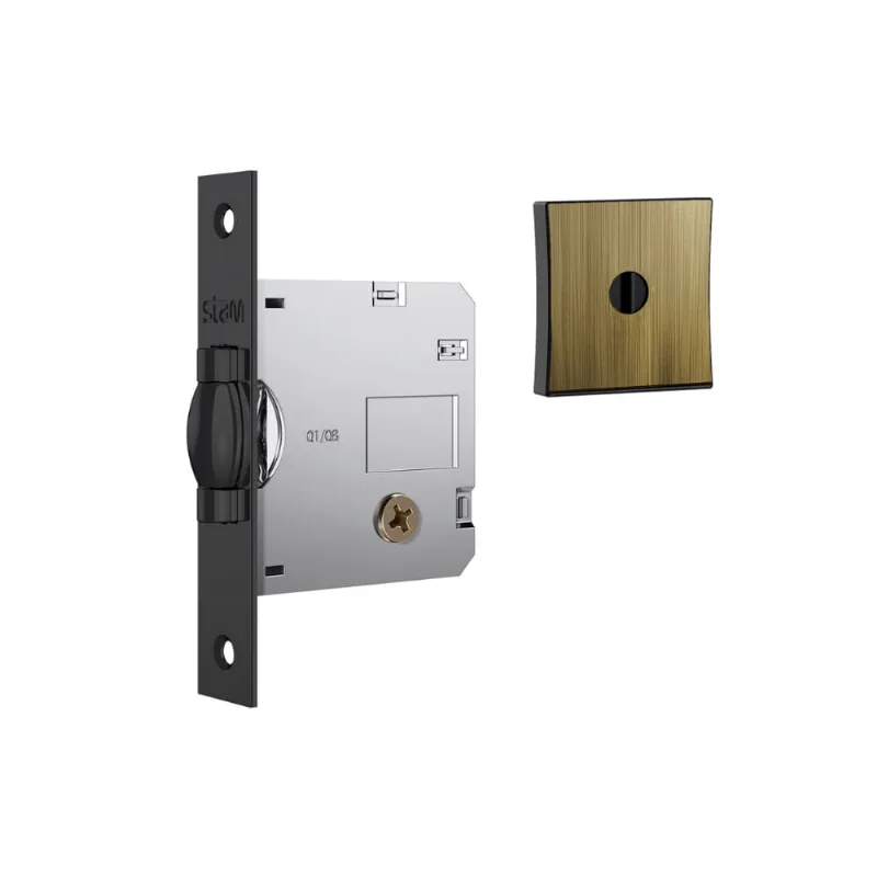 Fechadura 1005 Trinco Rolete Tetra Externa Oxidado Fosco Stam