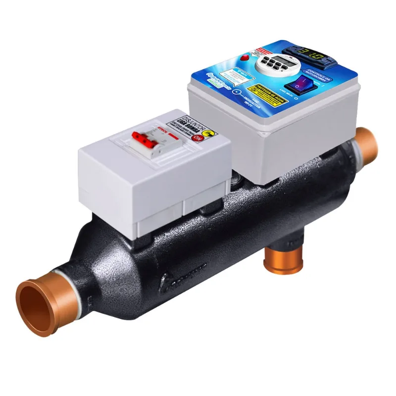 Aquecedor Automático Digital Para Piscinas 10kw Até 40 Mil Litros Com Controle Wifi