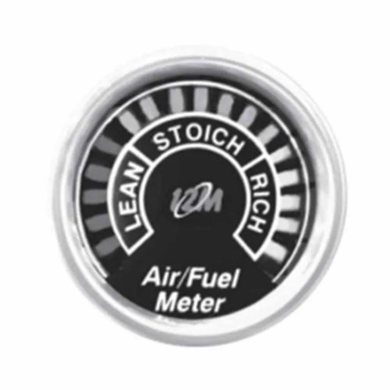 12M12510 HALLMETER 52MM PARA MONITORAR MISTURA DE AR E COMBUSTÍVEL FUNDO PRETO E ARO BRILHANTE Forn