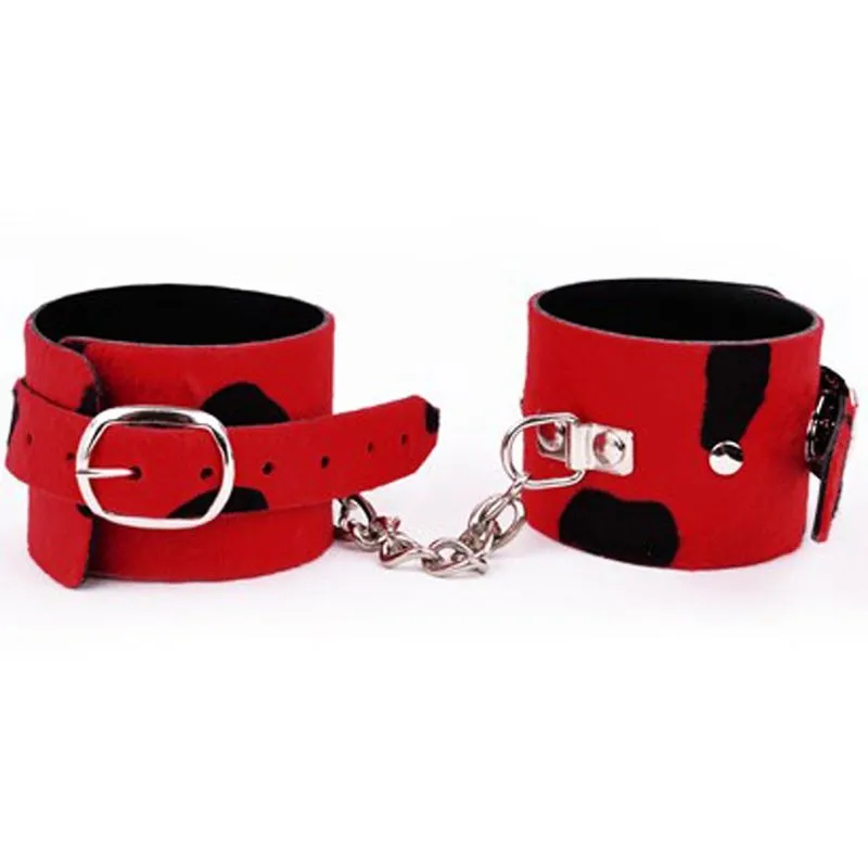 Bracelete Algema com Corrente Estampado em Joaninha Dominatrixxx