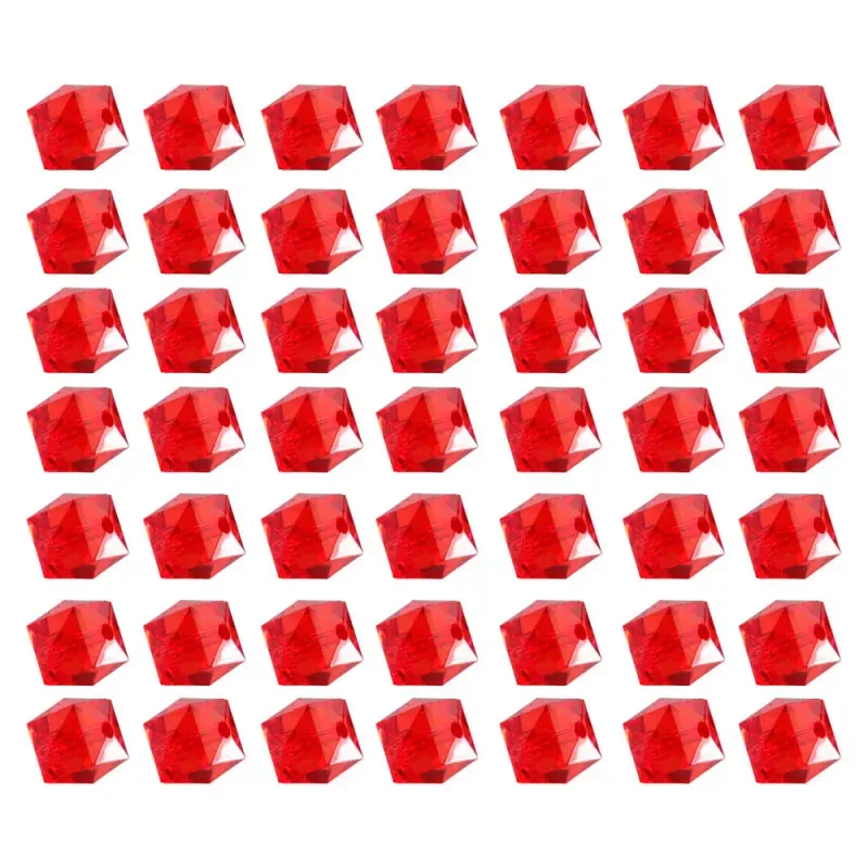 Quadrado Passante 08MM em Acrilico com 500GR 012 - Vermelho 12
