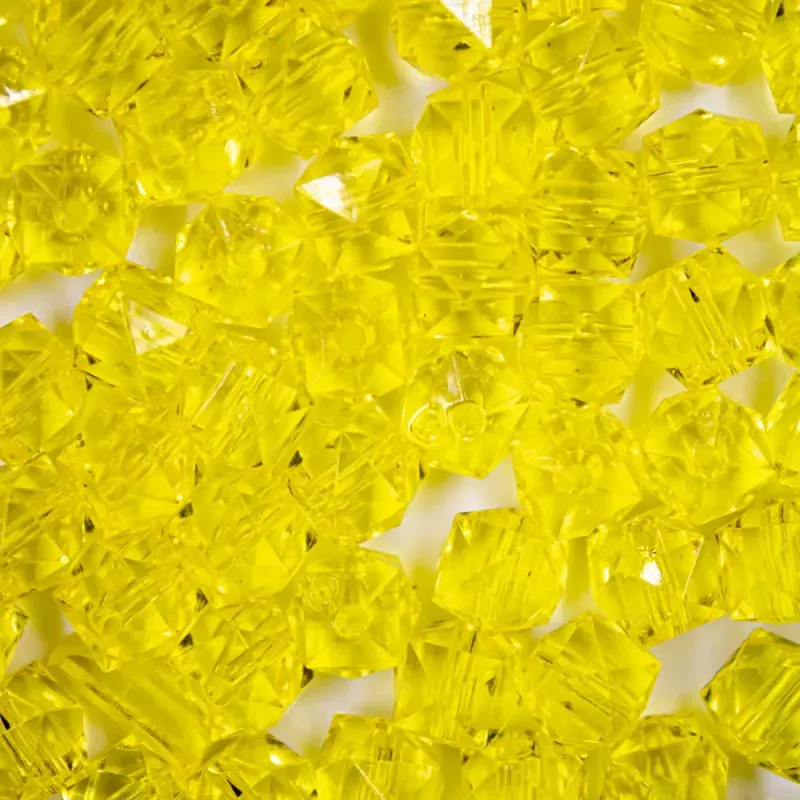 Quadrado Passante 08MM em Acrilico com 500GR 022 - Amarelo 22