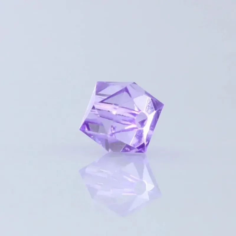 Quadrado Passante 08MM em Acrilico com 500GR 053 - Roxo
