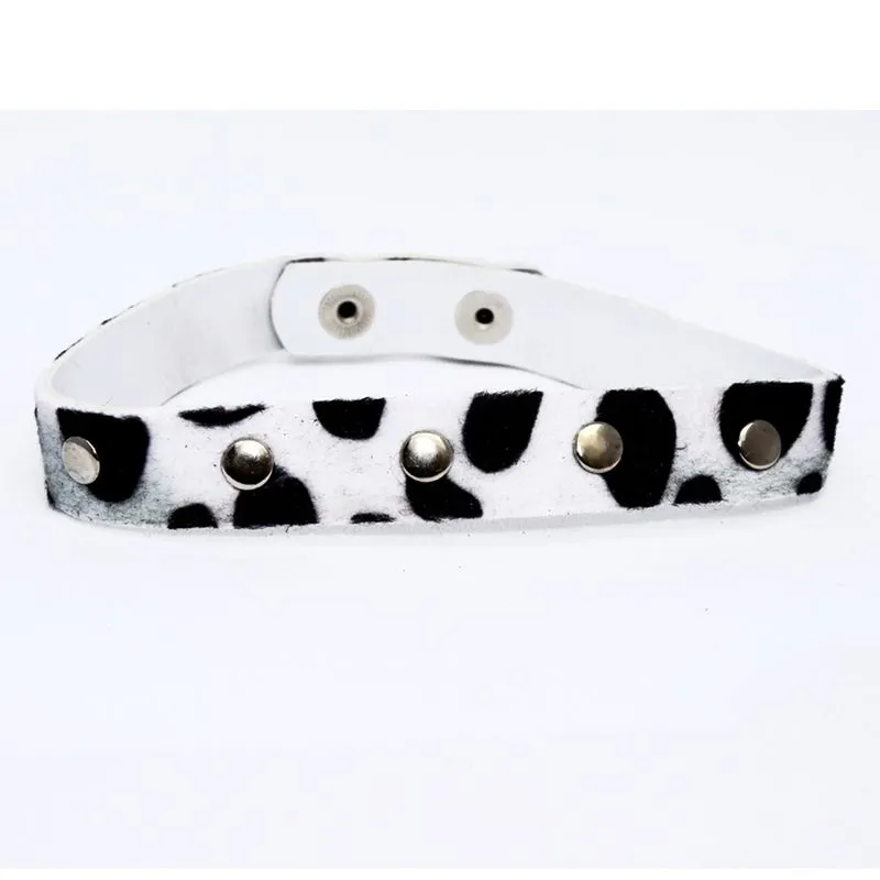 Gargantilha Estampada em Dalmata Dominatrixxx