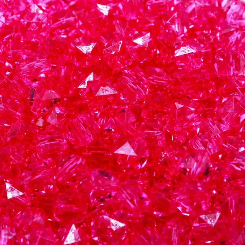 Quadrado Passante 08MM em Acrilico com 500GR 230 - Pink