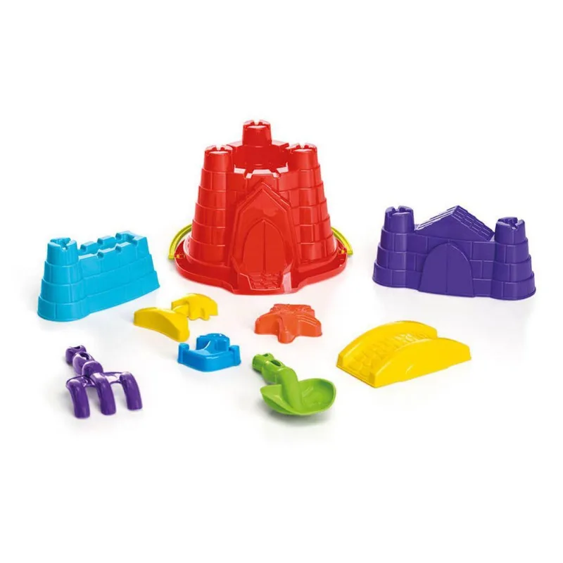 Baldinho de Praia - Reino de Areia Completo - Vermelho TA TE TI INDUSTRIA E