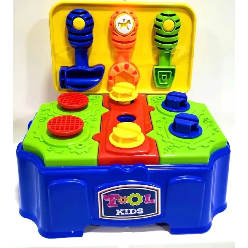 Maleta - Mini Bancada - Ferramentas - Tool Kids - Azul TA TE TI INDUSTRIA E