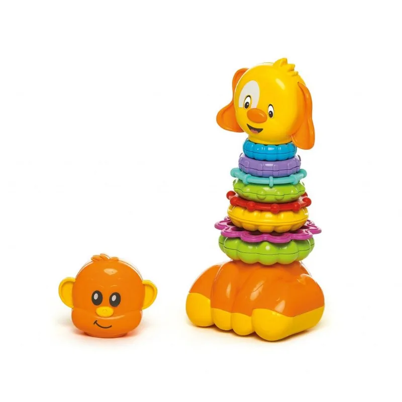 Brinquedo Didatico - Zoo Argolas - Amarelo TA TE TI INDUSTRIA E