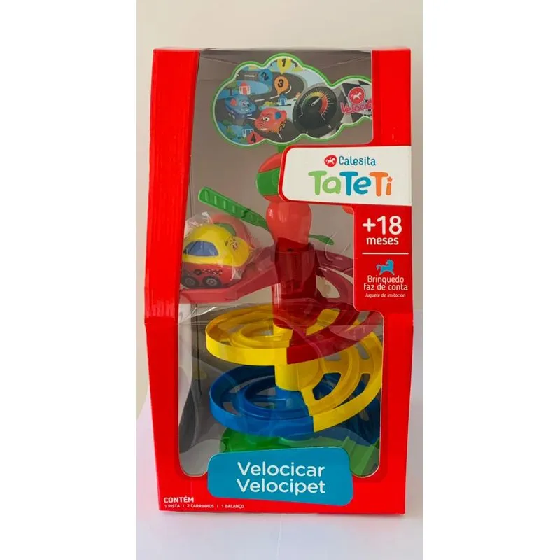 Pista Velocicar Velocipet - Com Carrinho TA TE TI INDUSTRIA E