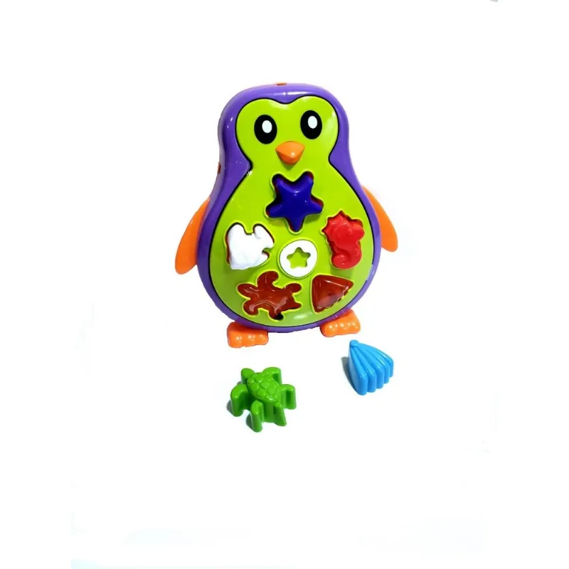 Pinguim Educativo com Acessorios - Frosty - Verde TA TE TI INDUSTRIA E
