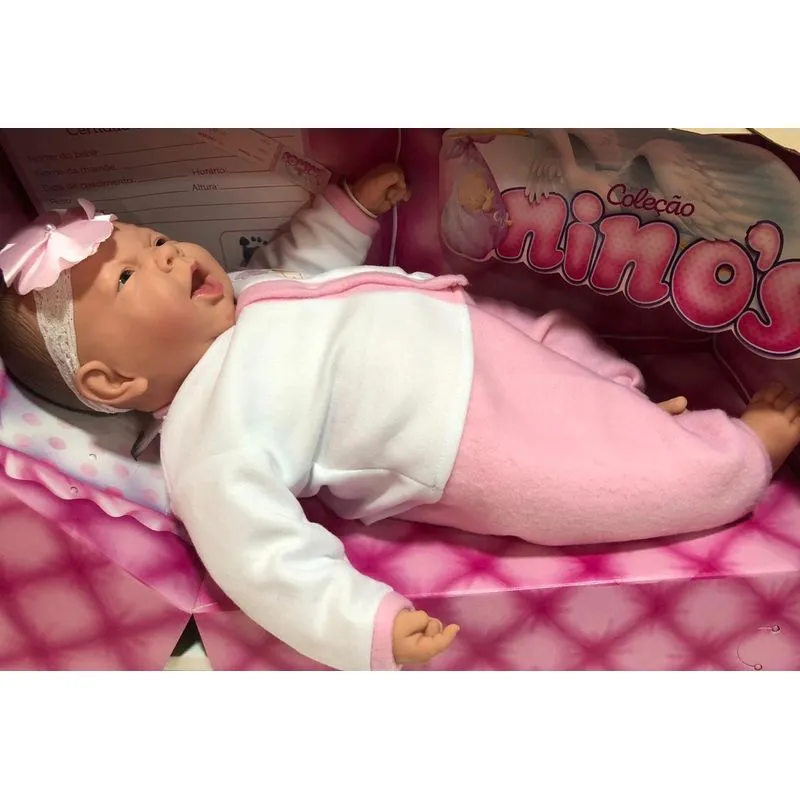 Boneca Colecao Ninos - Com Boca Aberta Sem Dentinho COTIPLAS
