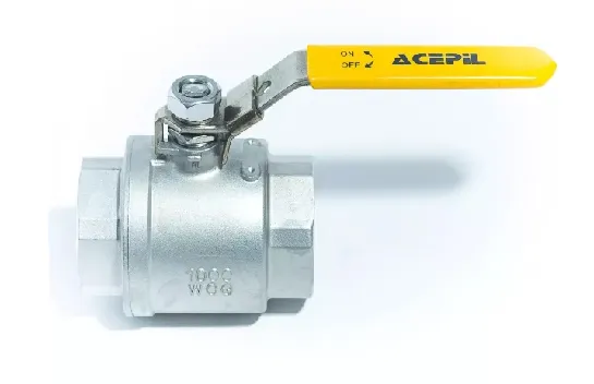 VALVULA ESFERA FF BI-PART PP TI INOX 304 1 BSP