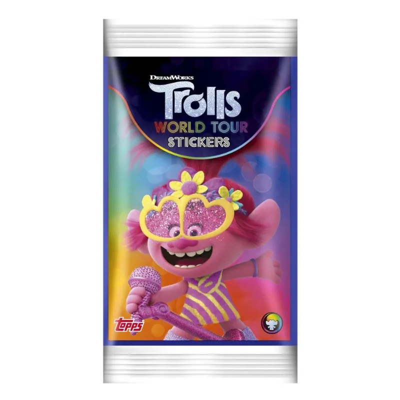 Envelopes com Cromos para Livro Ilustrado Trolls World Tour TOPPS