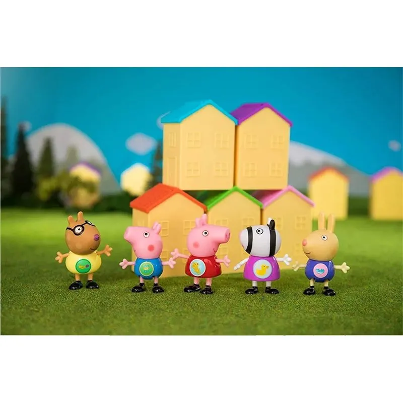 Casa Surpresa da Peppa Pig - Figura Surpresa - Telhado Azul SUNNY