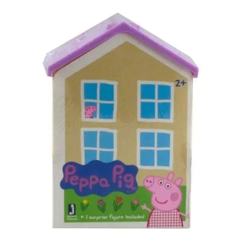 Casa Surpresa da Peppa Pig - Figura Surpresa - Telhado Lilas SUNNY BRINQUEDOS