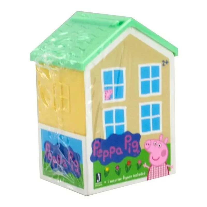 Casa Surpresa da Peppa Pig - Figura Surpresa - Telhado Verde SUNNY BRINQUEDOS