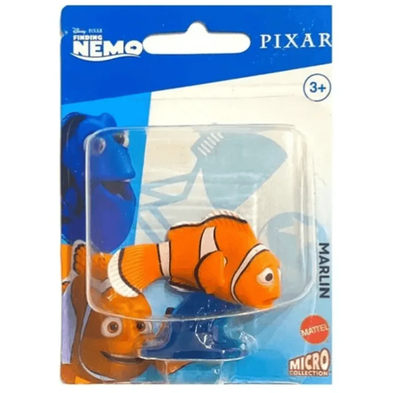 Boneco Pixar Mini Figura Disney 5 cm - Marlin MATTEL