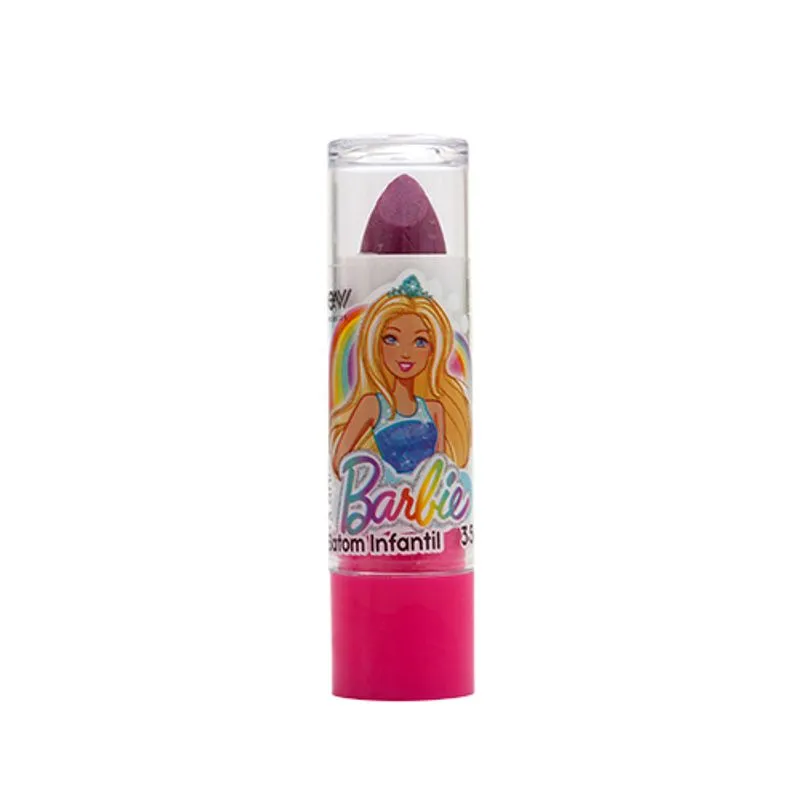Batom Infantil - Barbie Princesa - Roxo VIEW