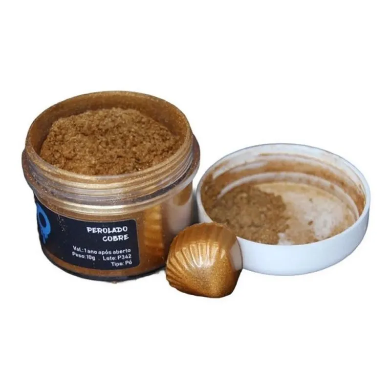 Pigmentos Ohana Perolado Para Resina Epoxi 10 Gr - Cobre