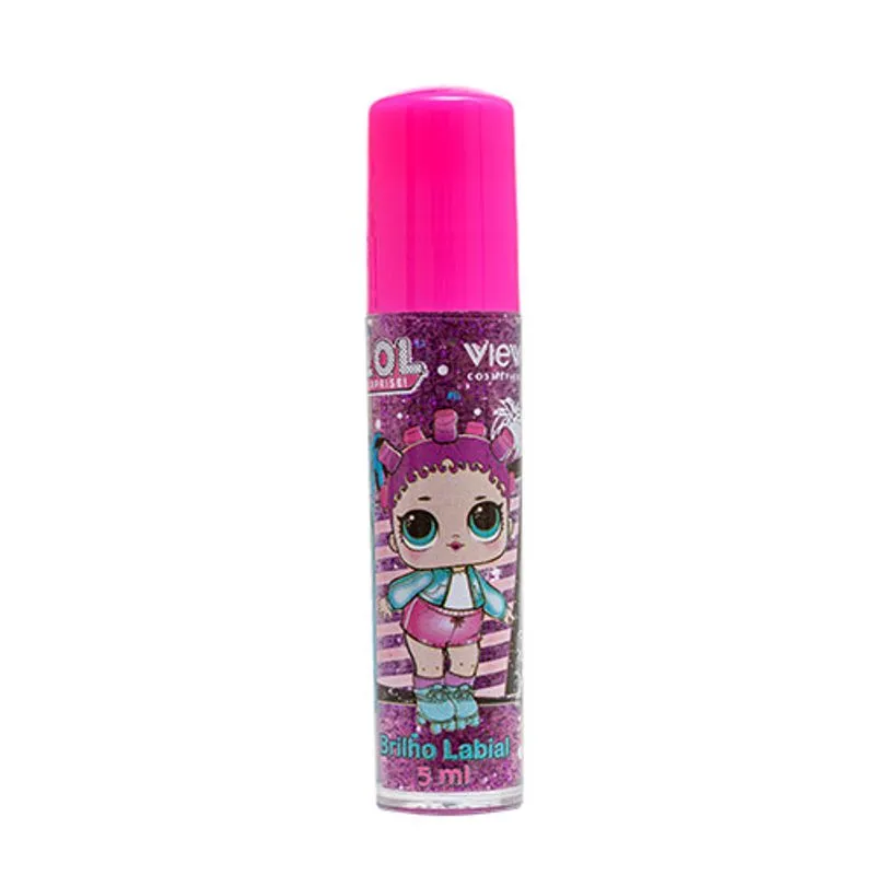 Brilho Labial Infantil - LOL - Roxo VIEW