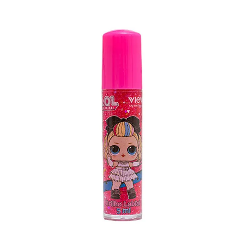 Brilho Labial Infantil - LOL - Vermelho VIEW
