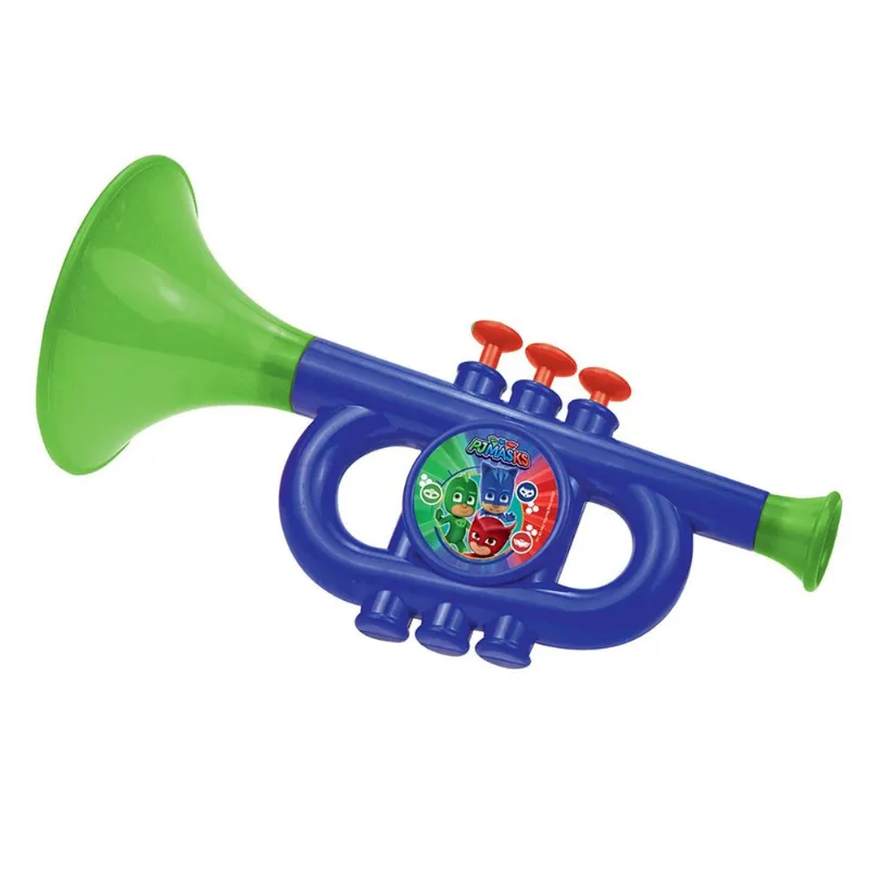 Instrumentos Musicais - Trompete Pj Masks - Azul e Verde CANDIDE