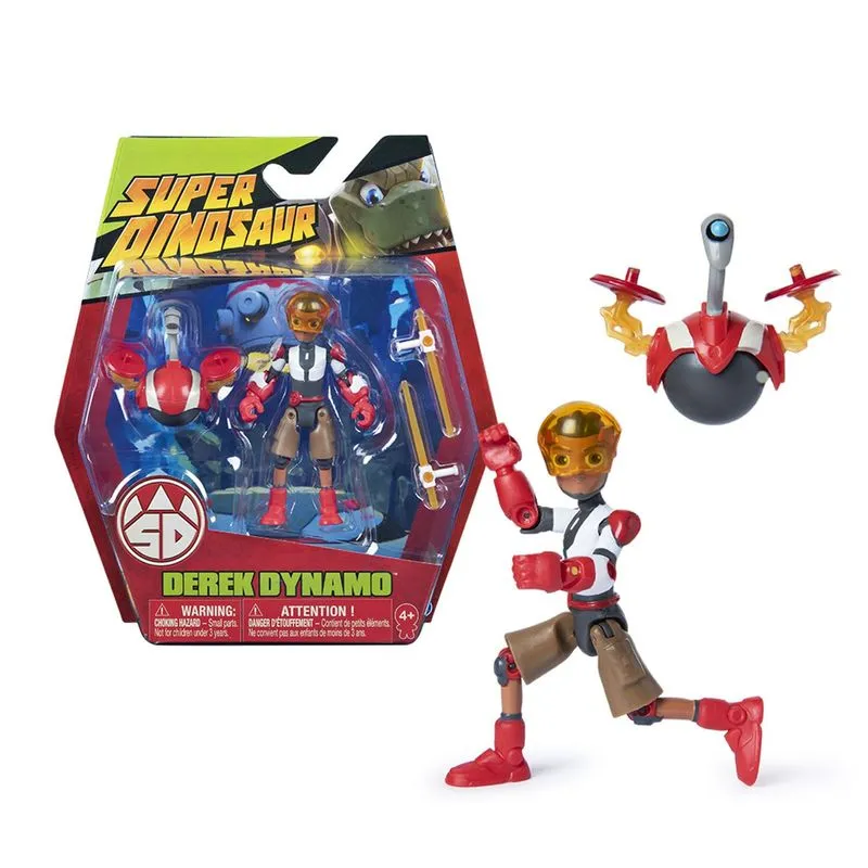 Boneco Articulado - Super Dinosaur - Derek Dynamo MULTIKIDS