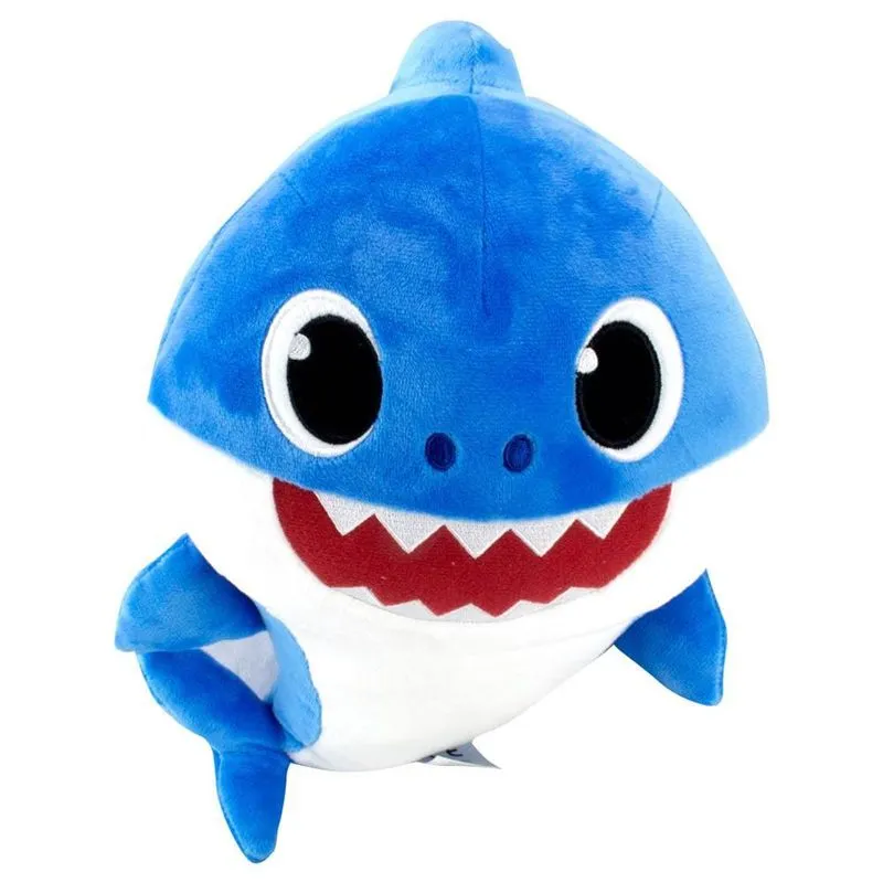 Pelucia Baby Shark - Baby Shark Musical 30 CM - Azul SUNNY BRINQUEDOS