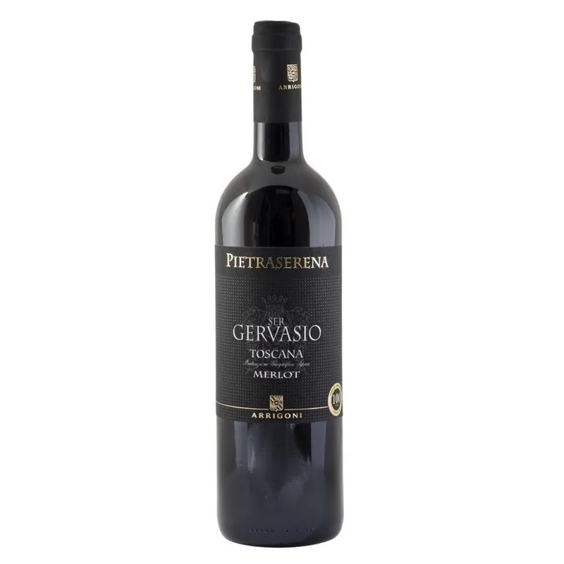 Vinho Tinto Super Toscano Toscana Merlot Ser Gervasio 750M