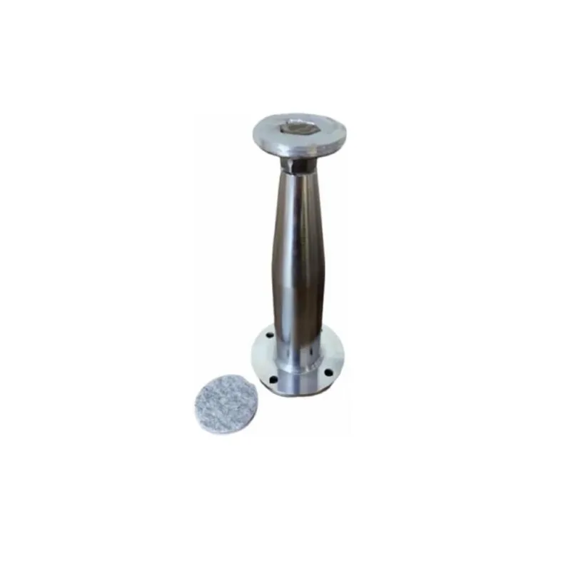 Kit 04 Pé De Armário Alumínio Para Móveis - 10Cm - Regulável