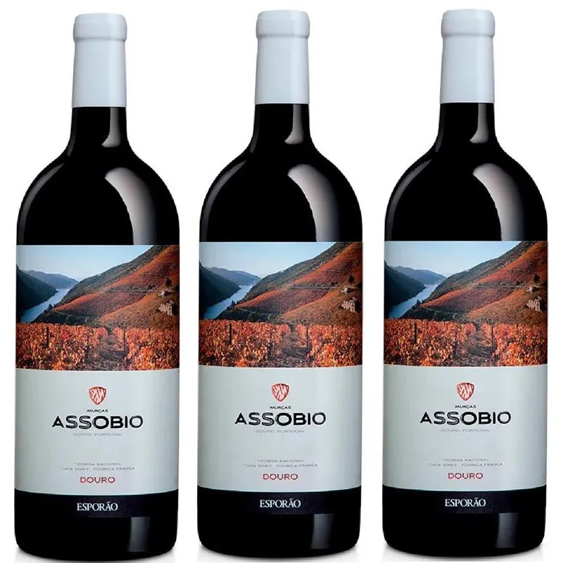 Kit 3 Vinho Quinta Dos Murças Esporão Assobio Douro Tinto