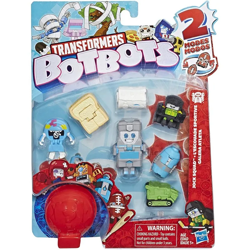 Transformers Figura Botbots Pack com 8 - Pucksie e Arctic Guzzlerush HASBRO