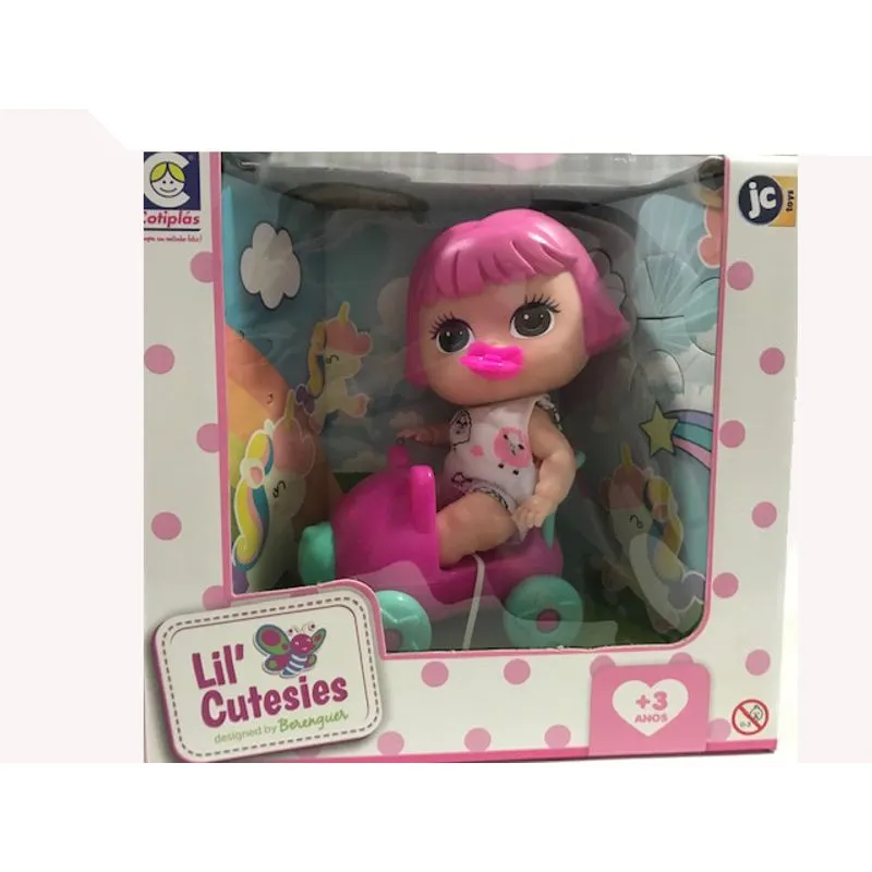 Boneca Lil Cutesies Quadriciclo Rosa COTIPLAS