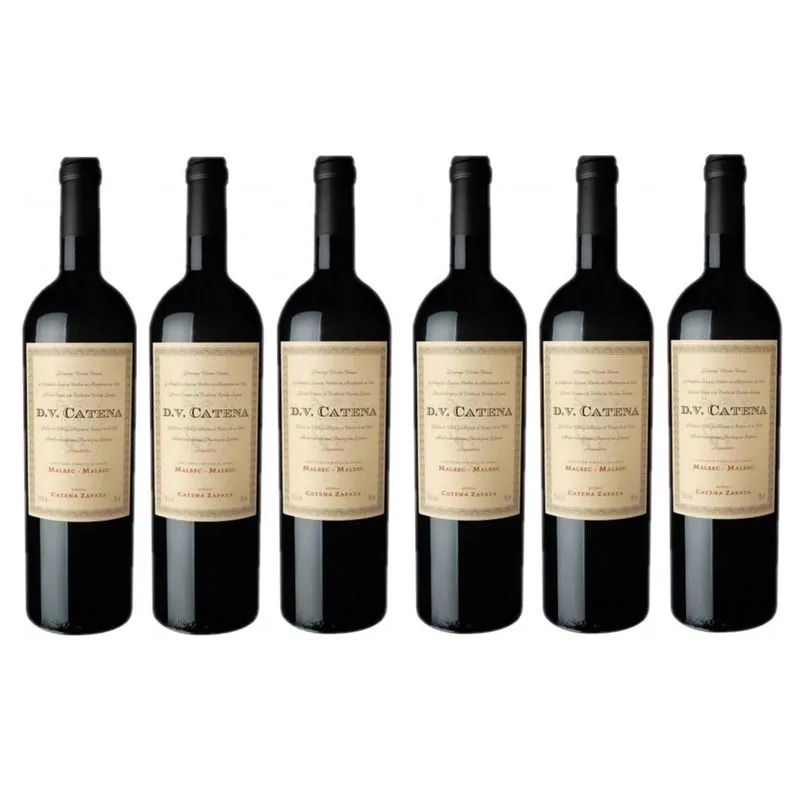Kit 6 Vinho Catena Zapata D.v Catena 750ml Cabernet Y Malbec