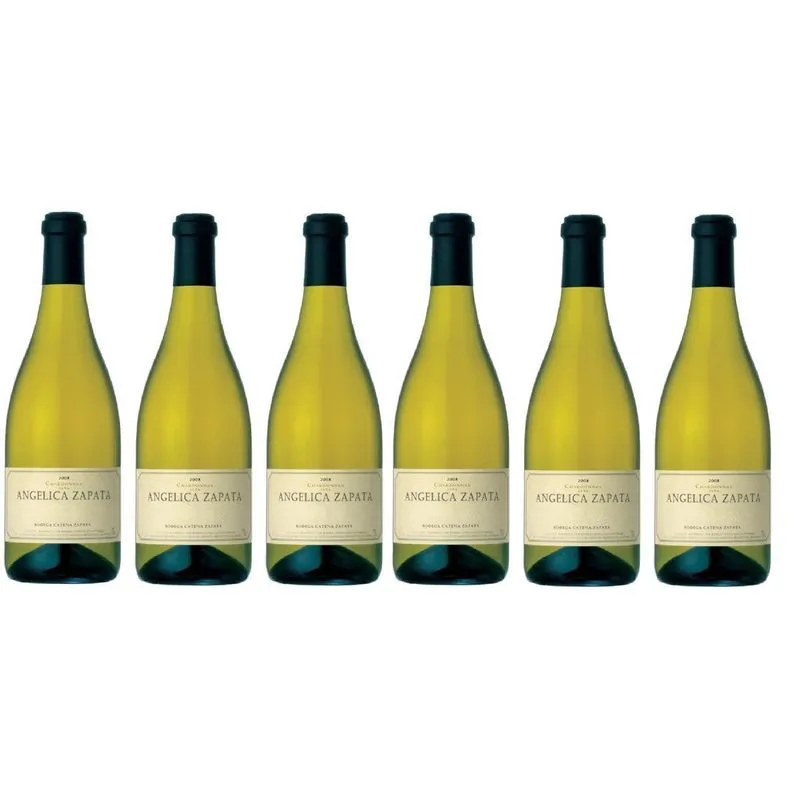 Kit 6 Vinho Branco Angelica Zapata Chardonnay 2018 750ml