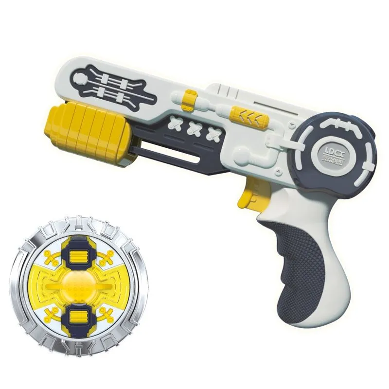 Pistola Lancadora de Piao Simples - Branco e Amarelo CANDIDE