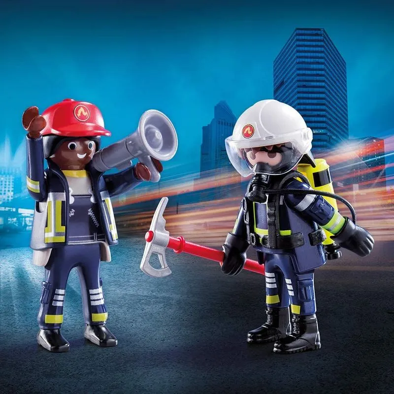 Playmobil Duo Pack Sortimentos - Bombeiros de Resgate SUNNY BRINQUEDOS