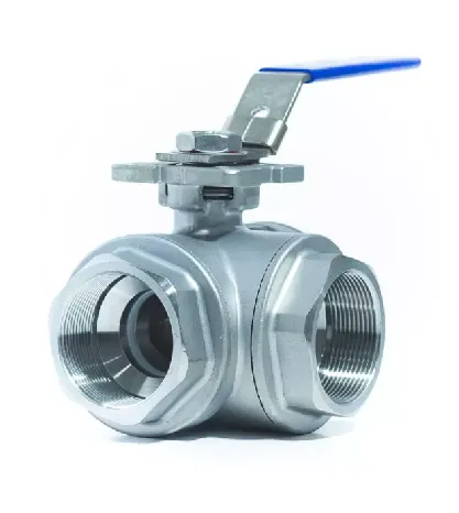 VALVULA ESFERA 3 VIAS EM T TI316 1/2 BSP