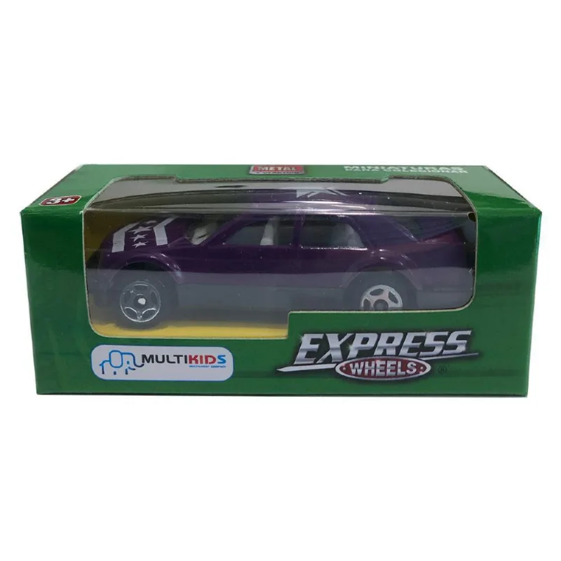 Miniaturas Express Wheels Metal e Plastico - Roxo MULTIKIDS