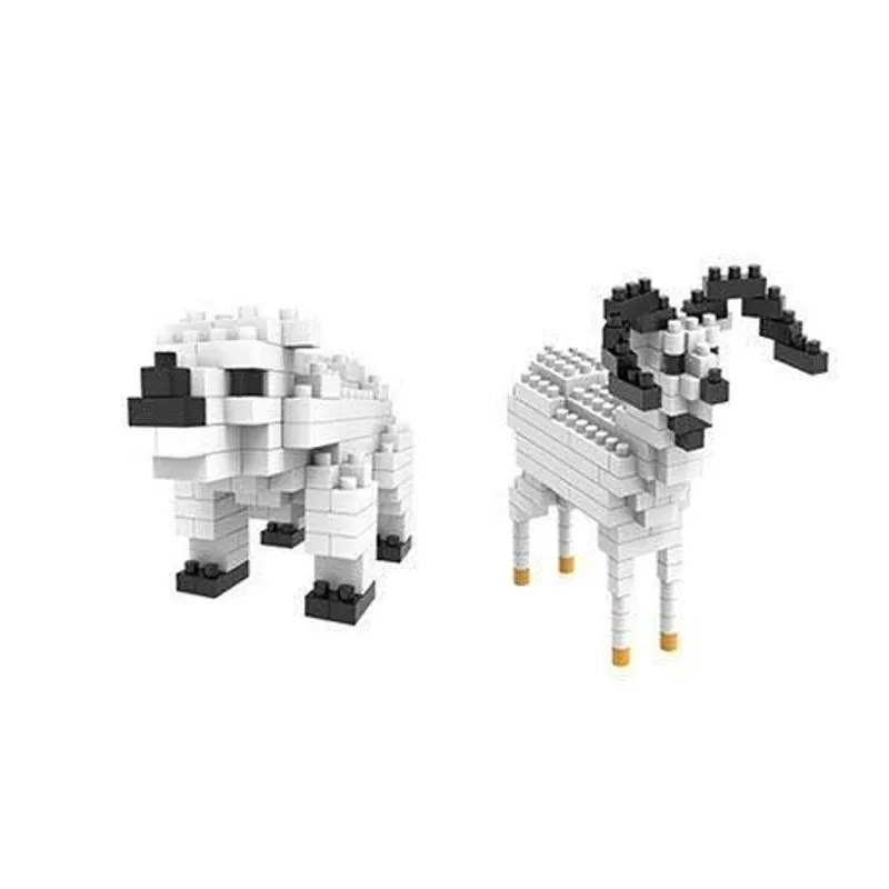 Nano Blocos 2 em 1 - Animais - Urso MULTIKIDS
