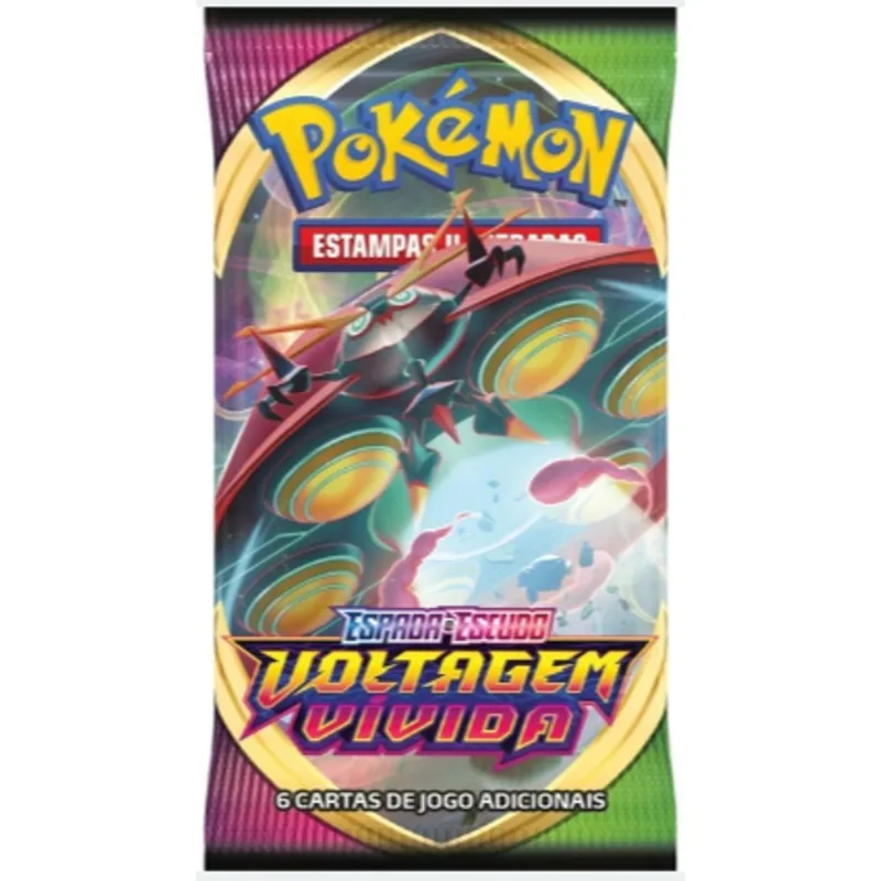 Carta Pokemon Booster - Espada e Escudo - Embalagem Orbeetle COPAG DA AMAZONIA