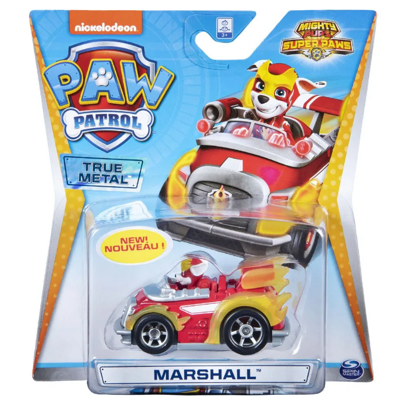 Patrulha Canina - Mini Veiculo em Clip Strip - True Metal - Marshall SUNNY BRINQUEDOS