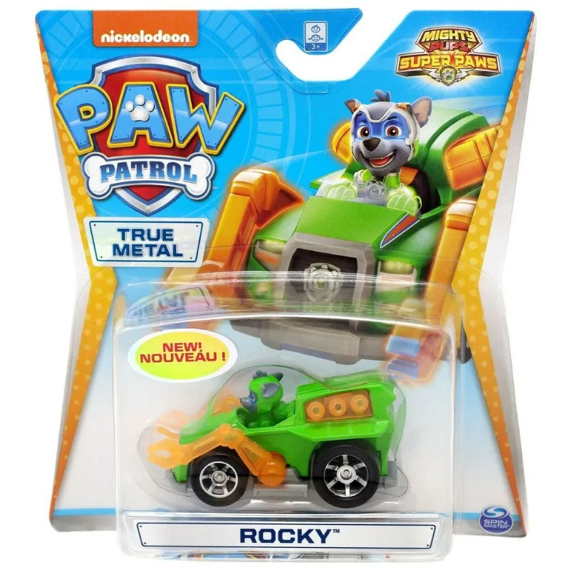 Patrulha Canina - Mini Veiculo em Clip Strip - True Metal - Rocky SUNNY BRINQUEDOS