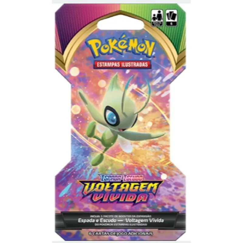 Pokemon EE4 Blister Unitario - Espada e Escudo Voltagem Vivida - Celebi COPAG DA AMAZONIA