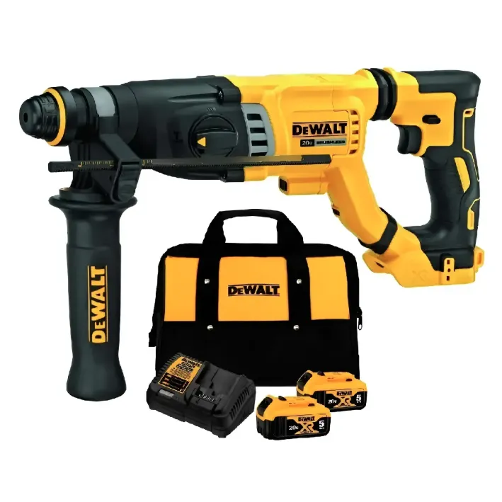 KIT MARTELETE PERFUR/ROMP SDS PLUS1''26 MM BRUSHLESS 20V MAX LI-ION 2,6 J COM 2 BATERIA DEWALT