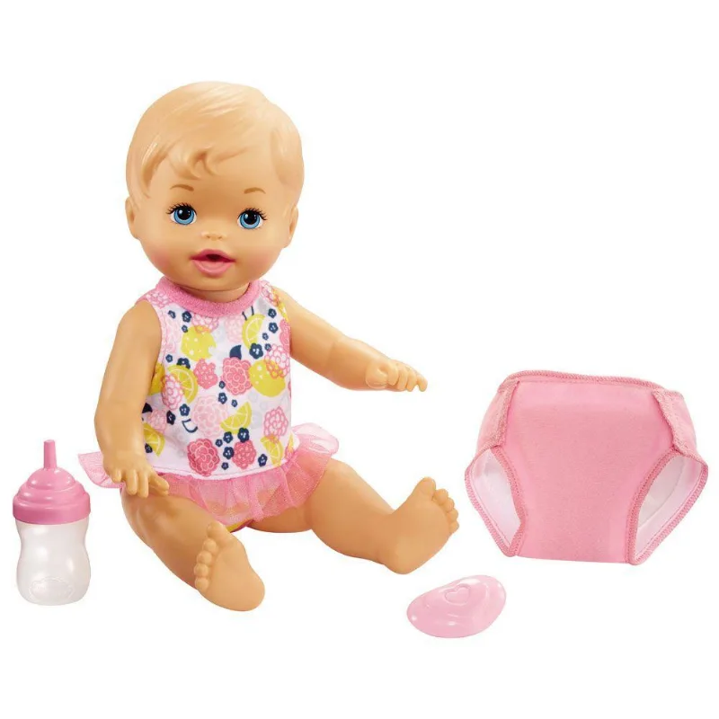 Boneca Little Mommy - Bebe Faz Xixi - Rosa MATTEL