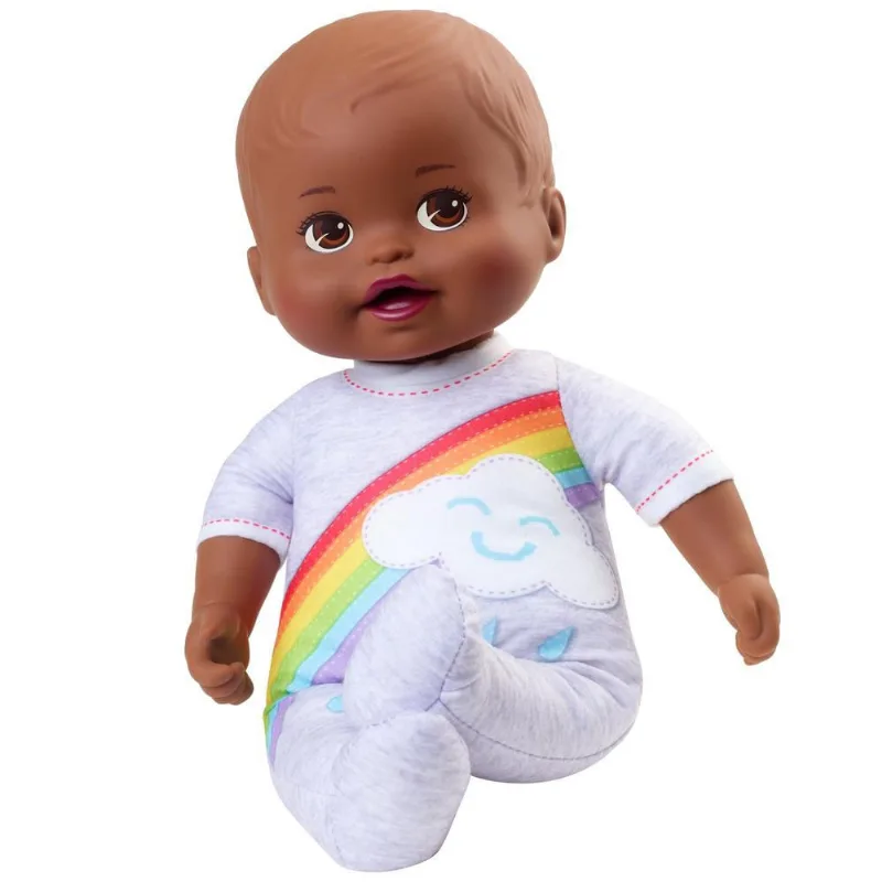 Little Mommy Meu Primeiro Abraco - Macacao Arco Iris - Negra MATTEL