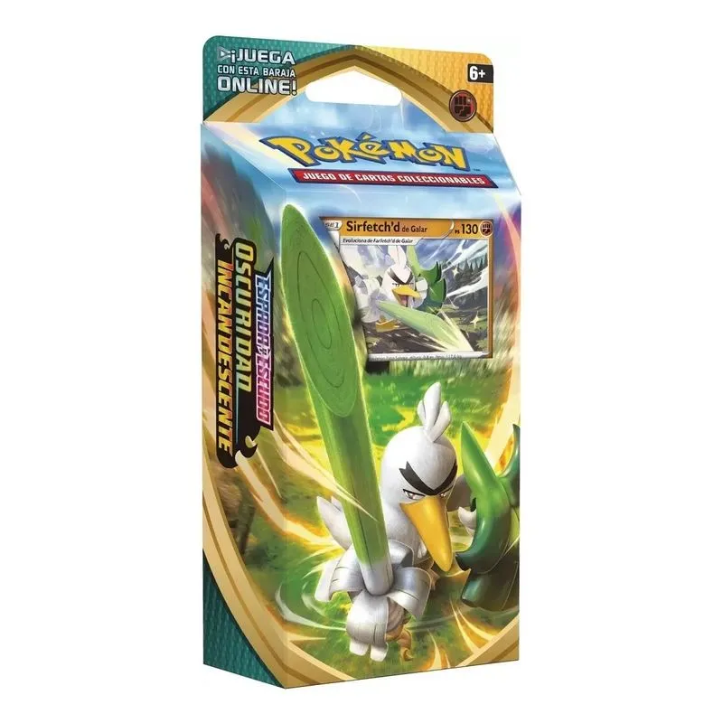 Starter Deck Pokemon Espada e Escudo 3 Escuridao Incandescente - Sirfetchd de Galar COPAG DA AMAZONIA