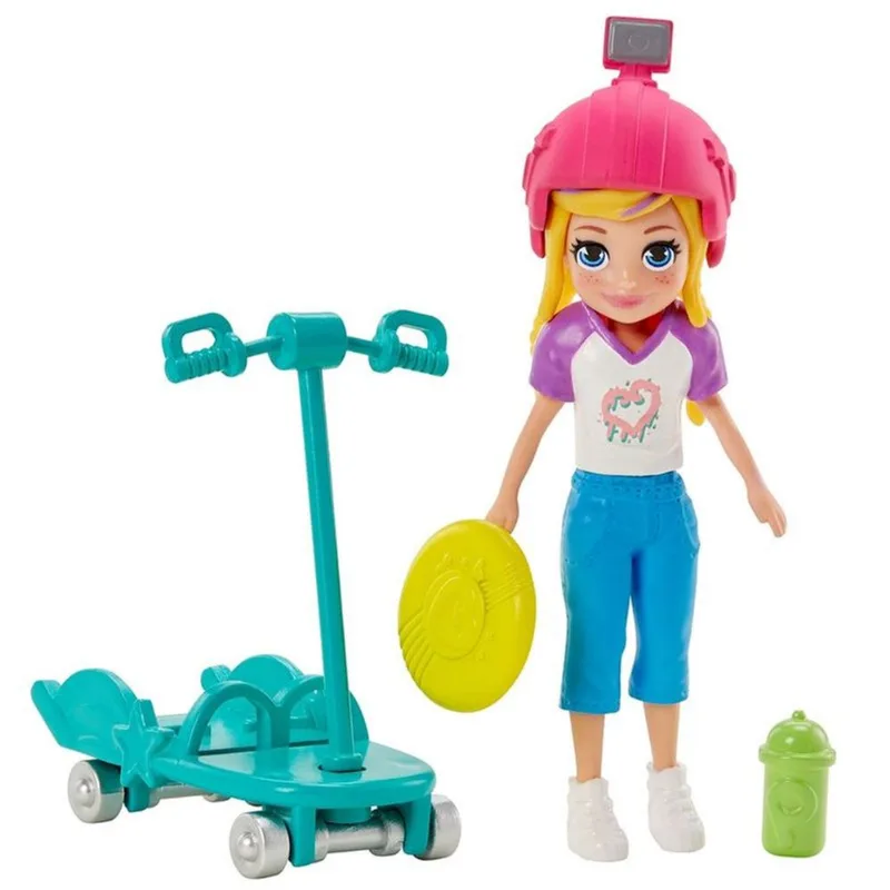 Boneca Polly Pocket - Atividades de Verao - Polly vida ao ar livre MATTEL