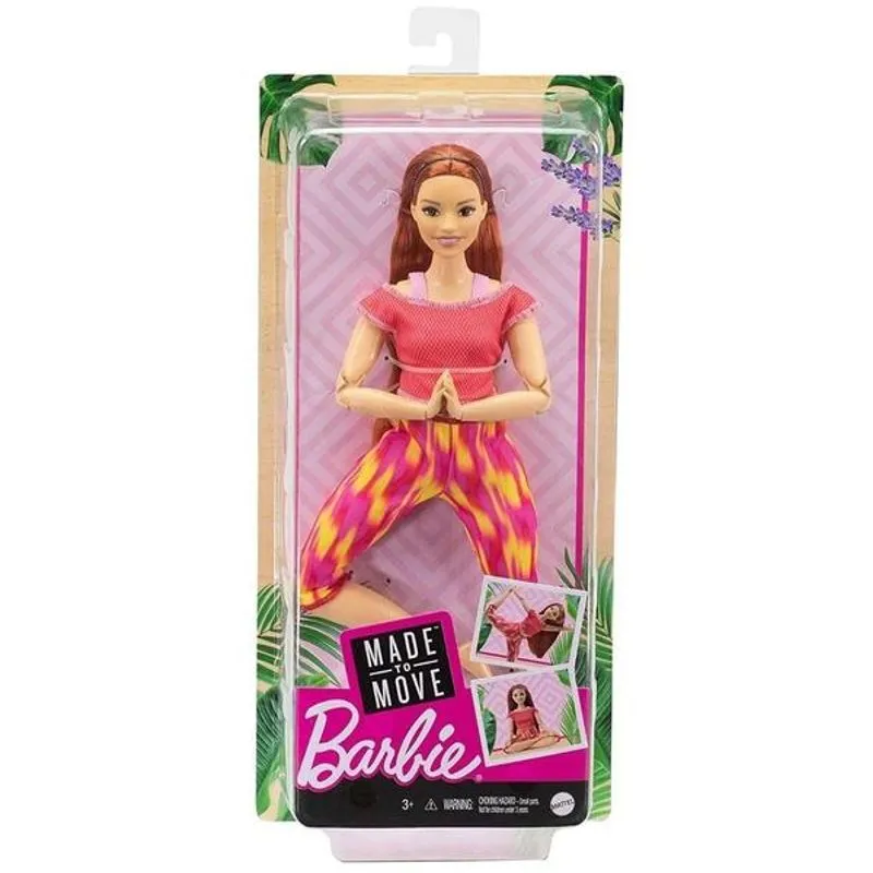 Boneca Barbie Articulada Feita Para Mexer - Ruiva - FTG80 MATTEL